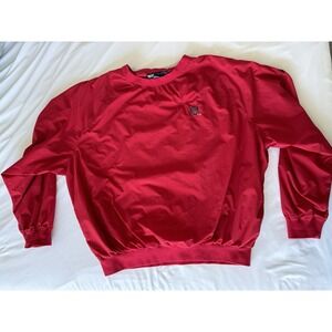 Vintage Polo Ralph Lauren Jacket Bomber Harrington Red Soft Shell Mens Size XL‎